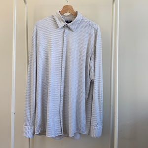 Hugo boss slim fit performance button down dress shirt